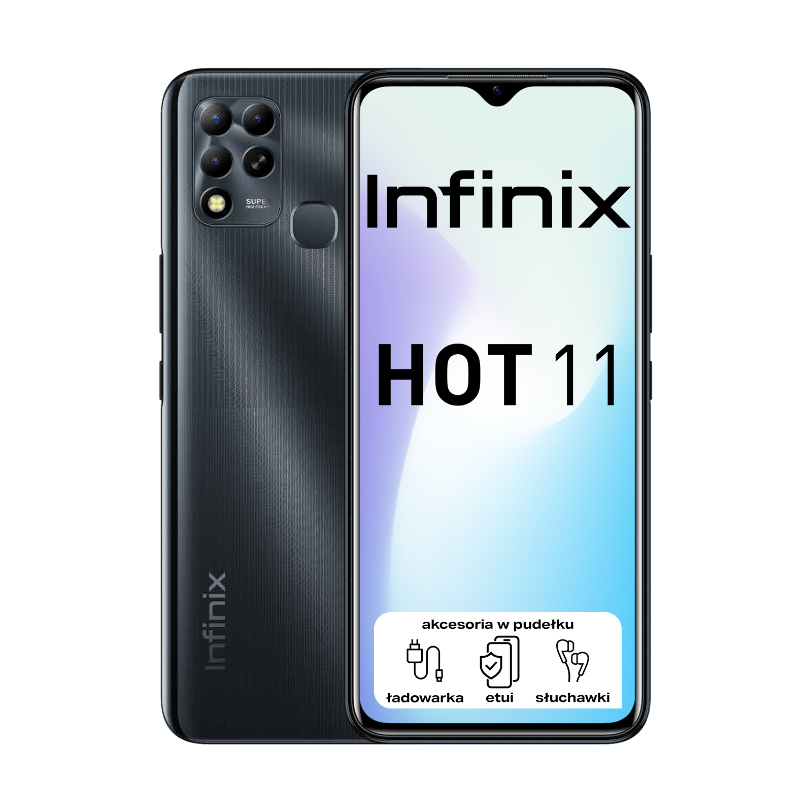 Infinix HOT 11 Polar Black