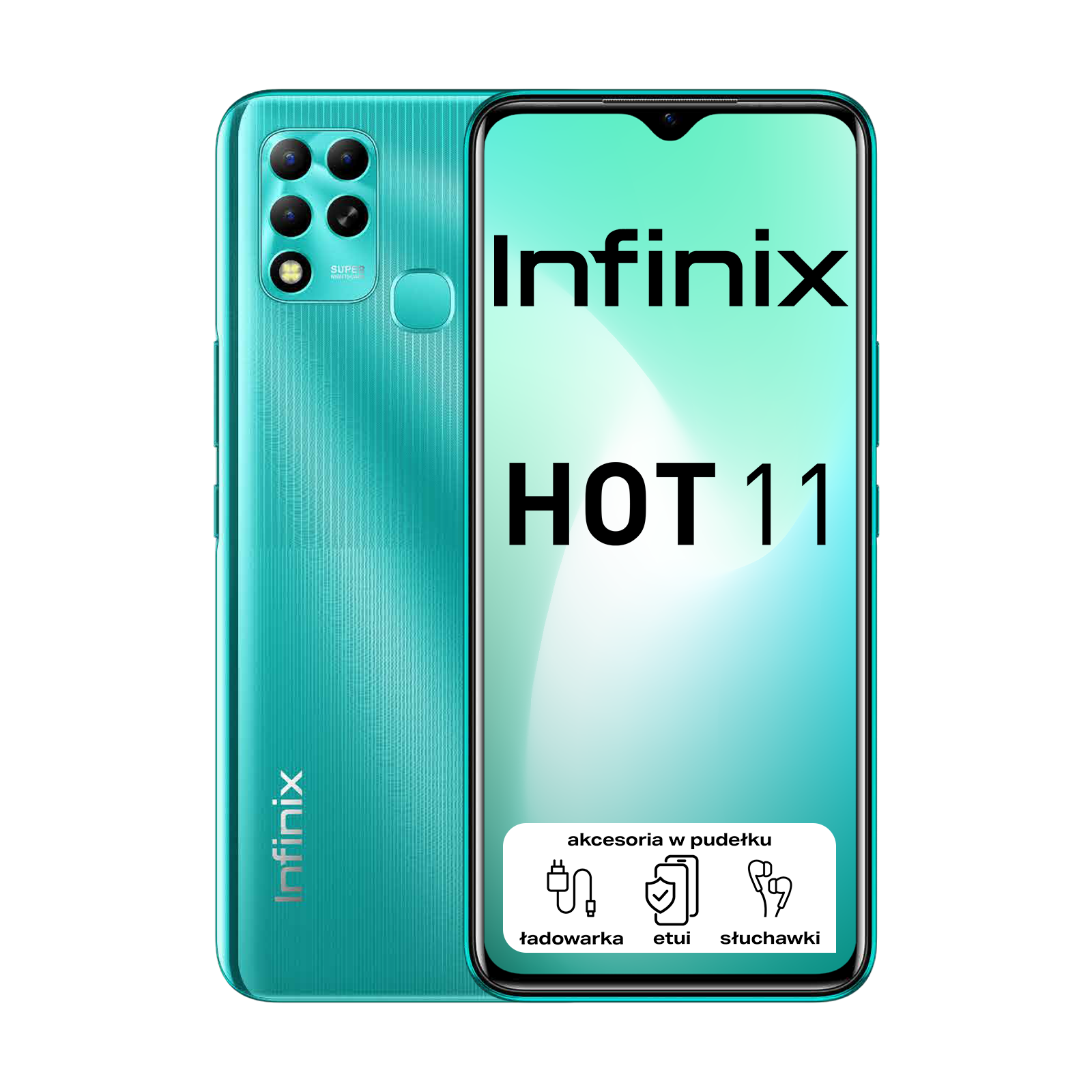 Infinix HOT 11 Turquoise Cyan