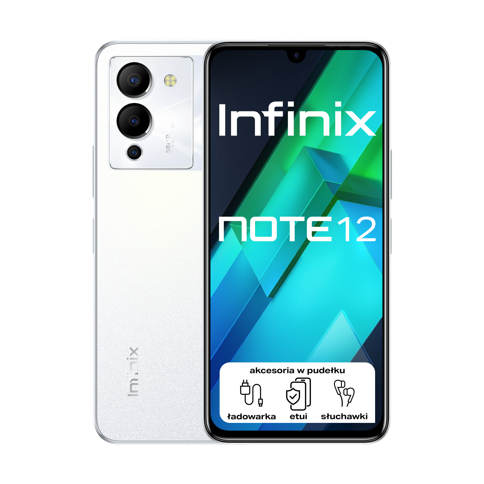 Infinix NOTE 12 Snowfall White