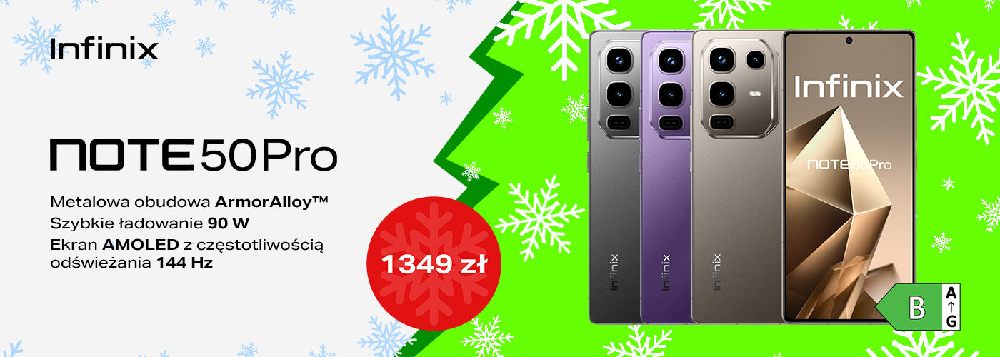 Smartfon Infinix NOTE 50 Pro dostępny na InfinixStore.eu