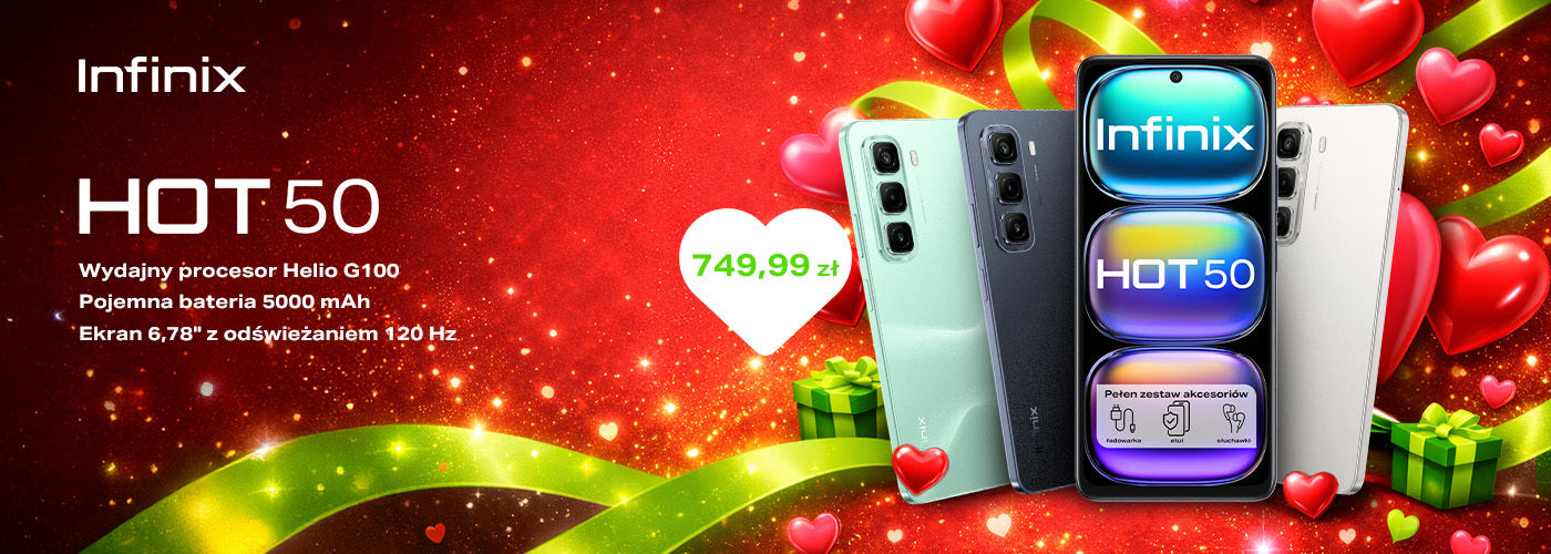 Smartfon Infinix HOT 50 dostępny na InfinixStore.eu