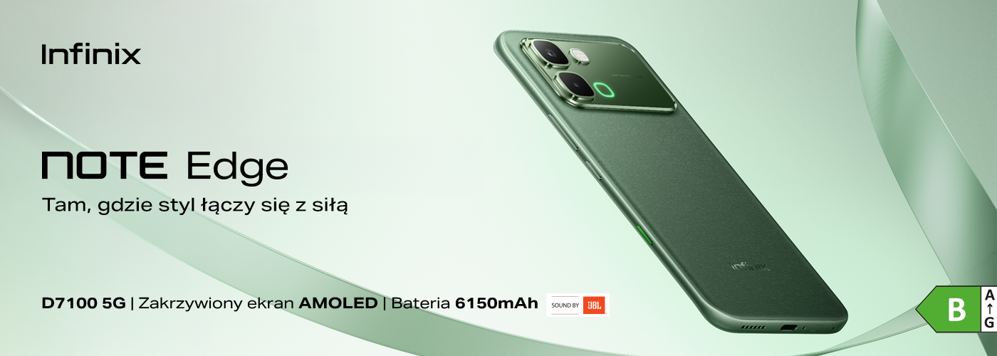 Premiera INFINIX NOTE Edge na InfinixStore.eu