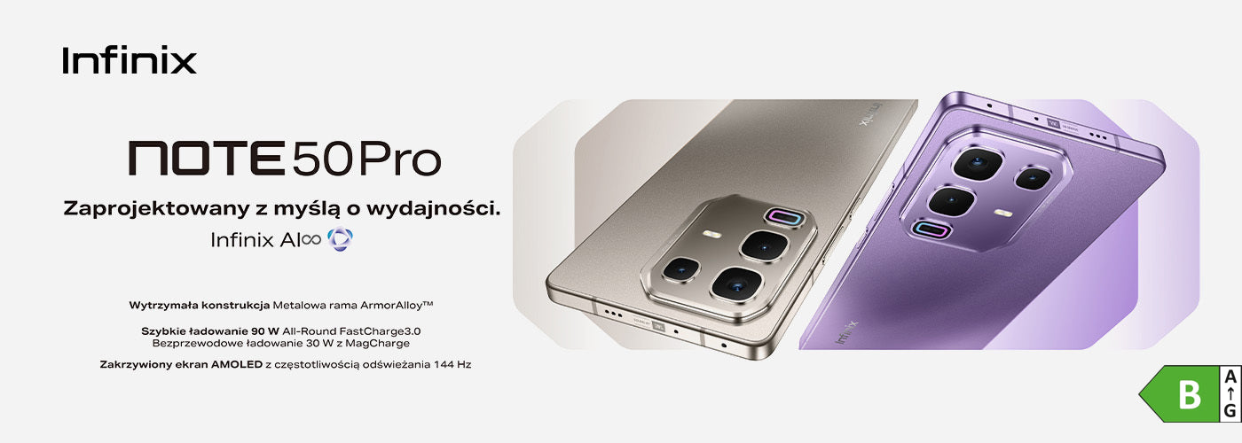 Smartfon Infinix NOTE 50 Pro dostępny na InfinixStore.eu