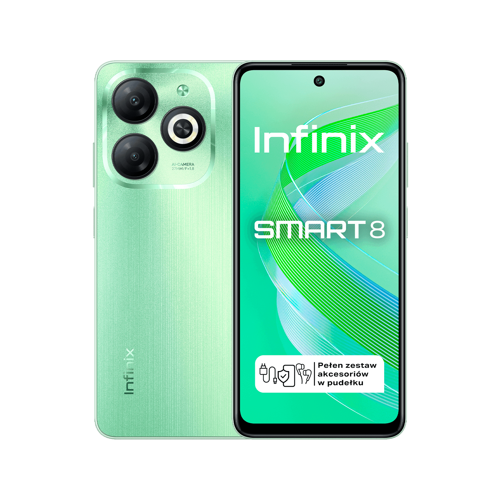 Infinix SMART 8 Crystal Green
