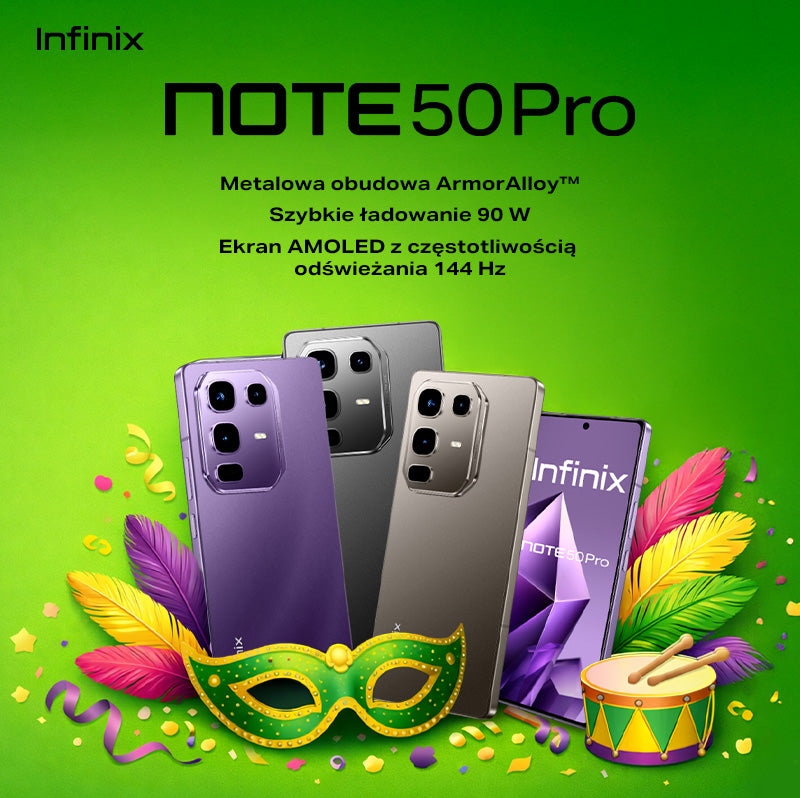 Smartfon InfiniX NOTE 50 Pro na Infinixstore.eu