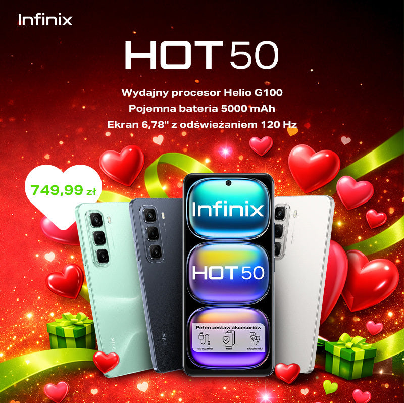 Telefon Infinix HOT 50 dostępny na InfinixStore.eu