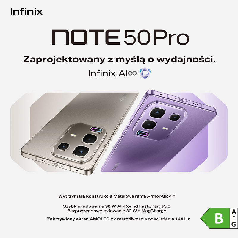 Smartfon Infinix NOTE 50 Pro kupisz na InfinixStore.eu