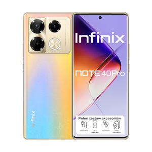 Smartfon Infinix NOTE 40 Pro Gold w InfinixStore.eu 