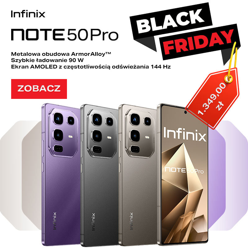 Infinix NOTE 50 Pro w supercenie na Black Week
