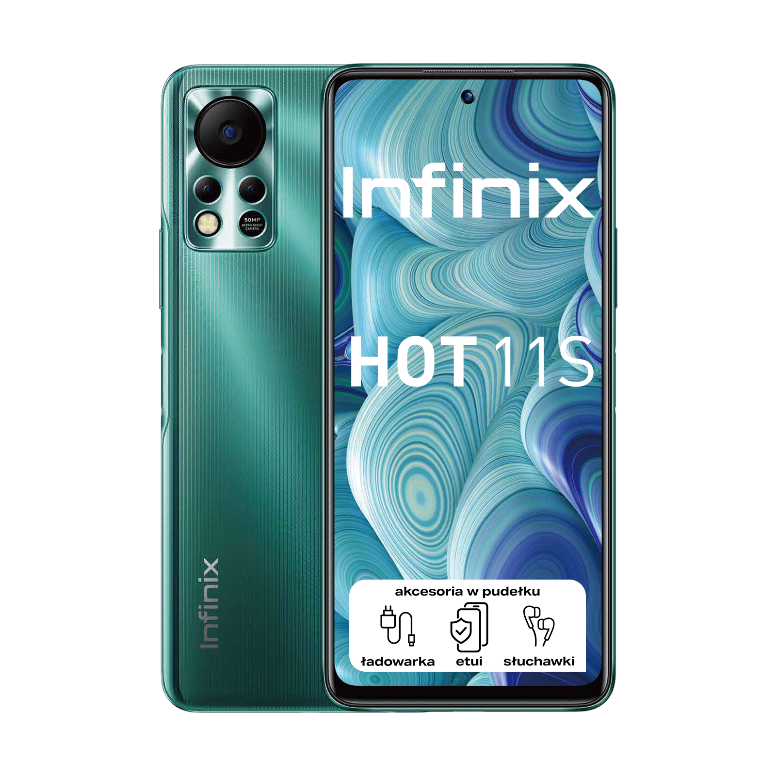  Infinix HOT 11S NFC Green Wave