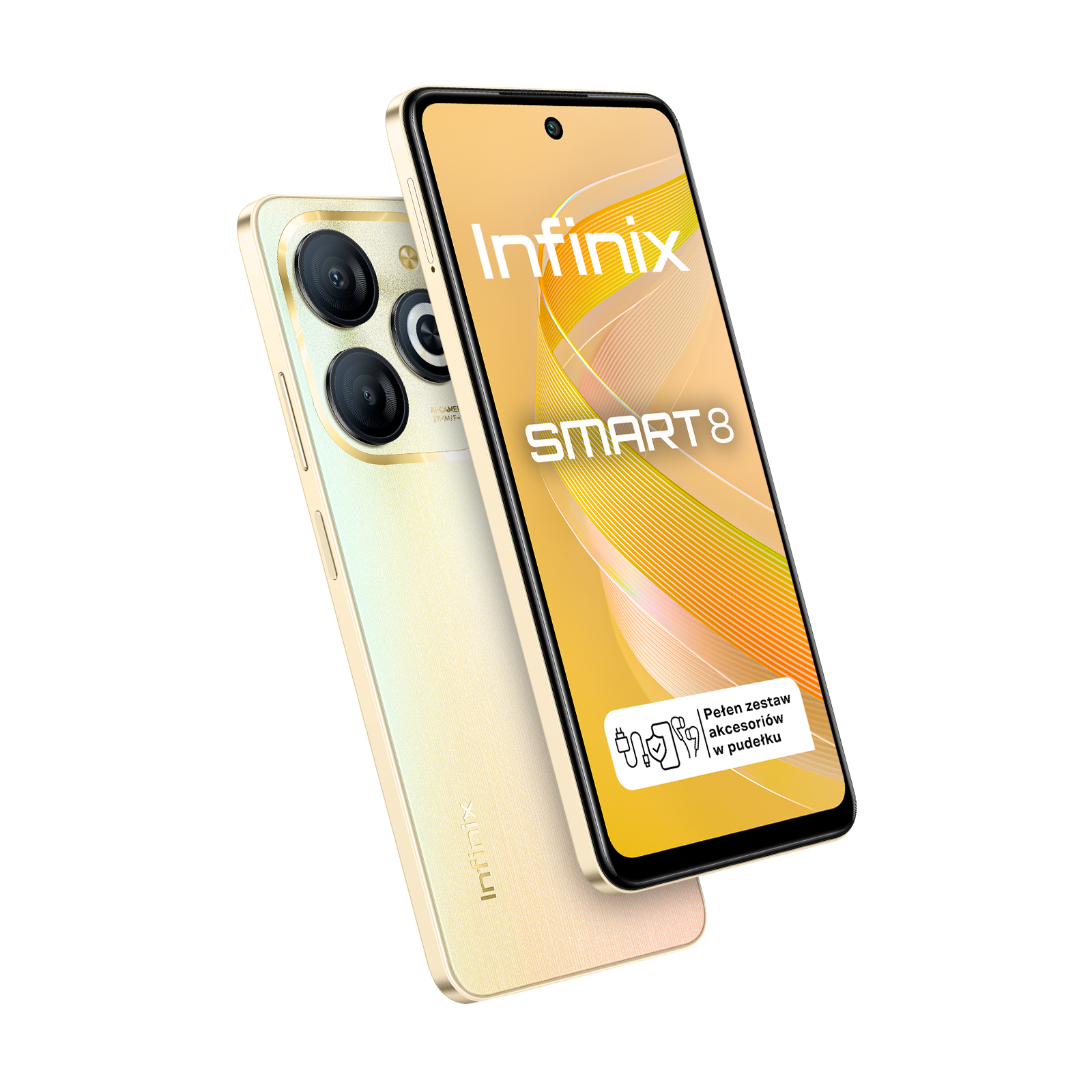Infinix Smart 8 3GB+64GB グローバル版 Infinix Smartphone Smart 8 Czarny 3 64 GB : Amazon.pl